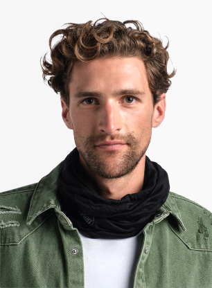Bandana multifunctionala Buff Lightweight Merino Wool - black
