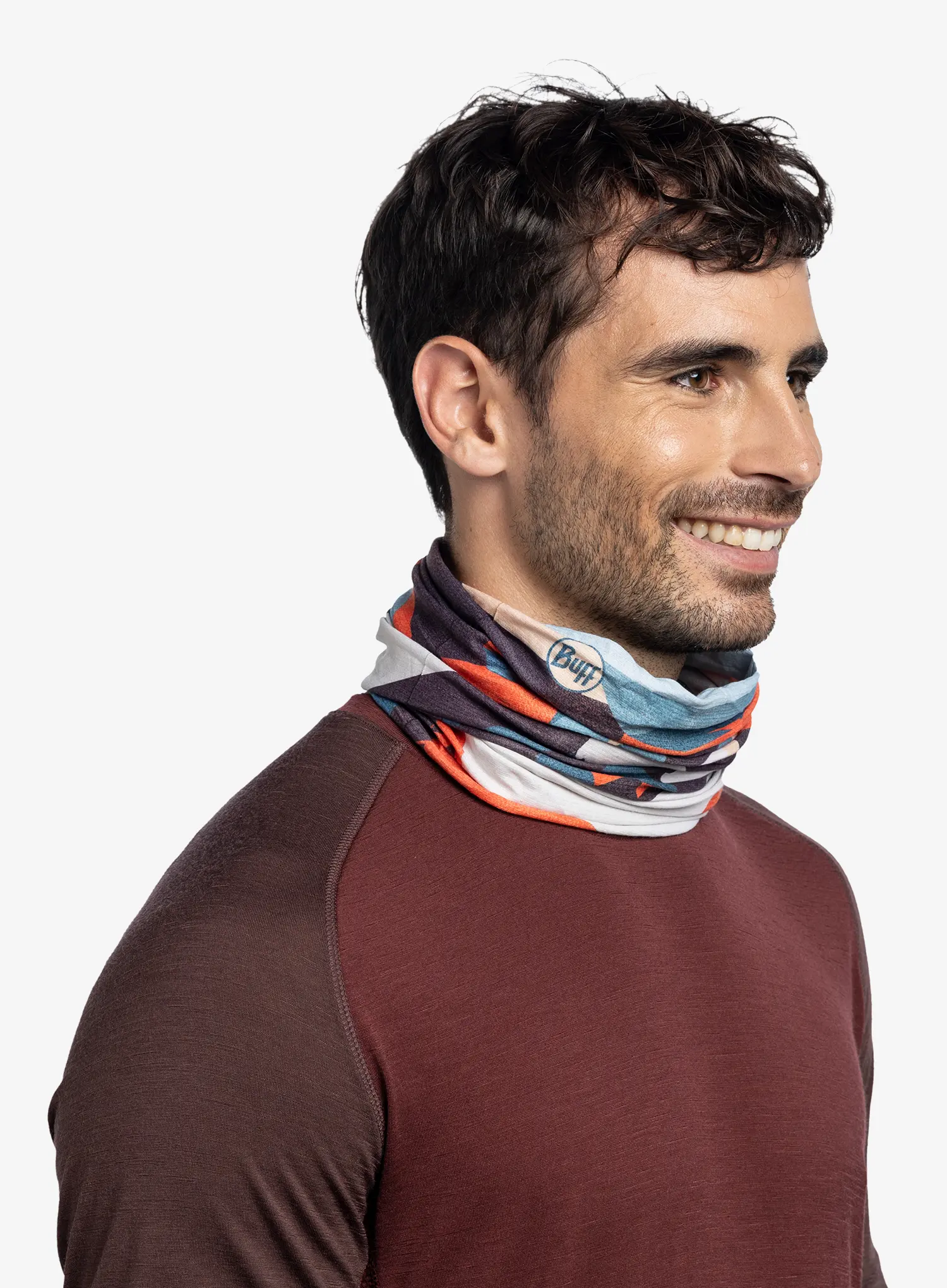 Bandana multifunctionala Buff Coolnet UV - mesa flint