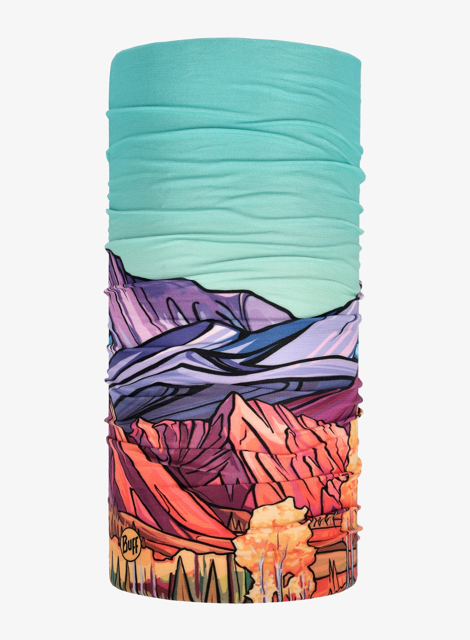 Bandana multifunctionala Buff Coolnet UV National Parks - rocky mountain
