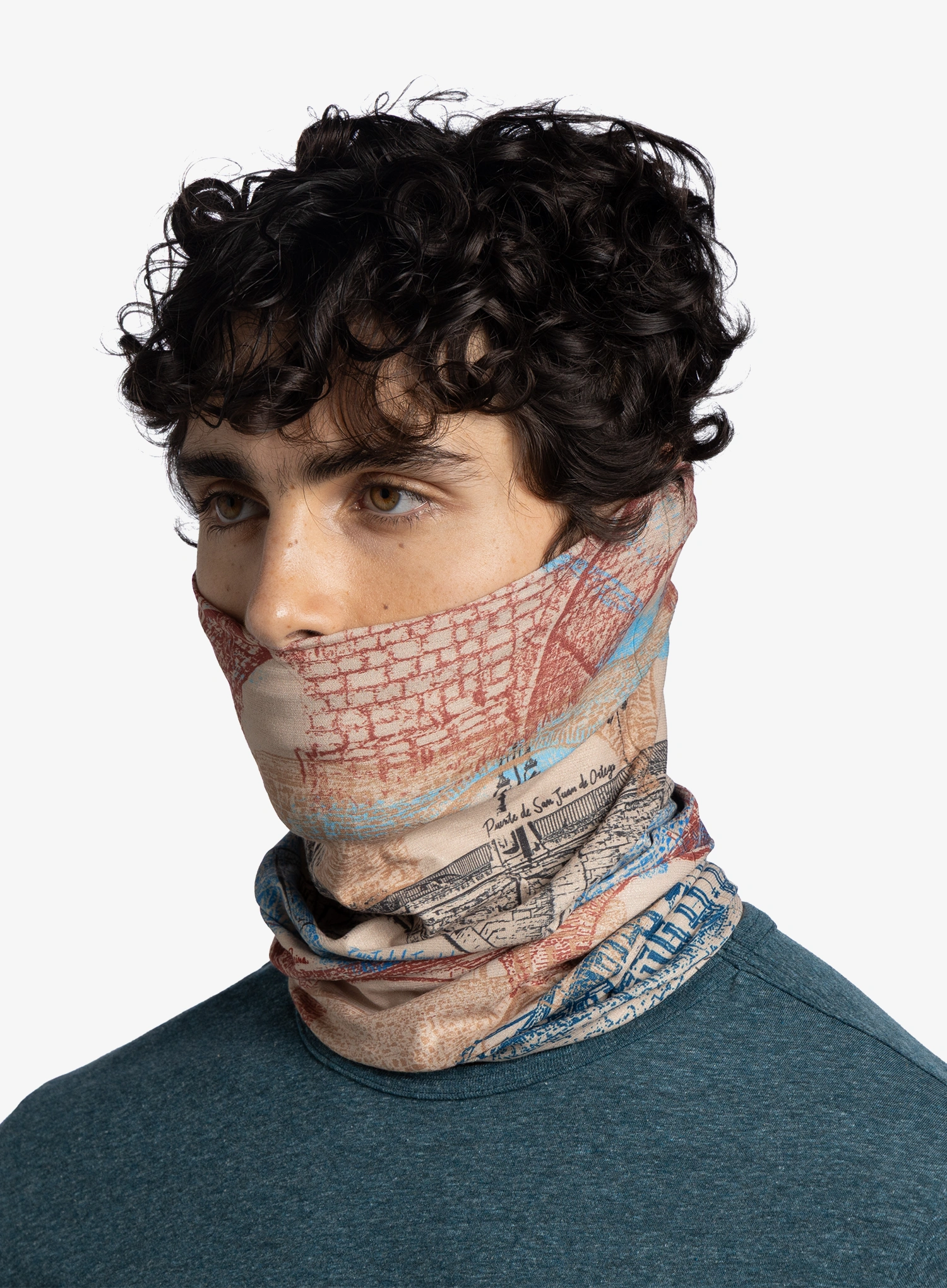 Bandana multifunctionala Buff Coolnet UV - puentes cloud