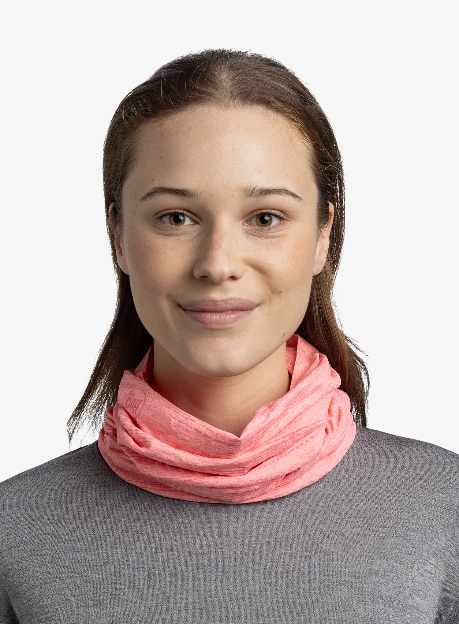 Bandana multifunctionala Buff Dryflx - solid rose pink