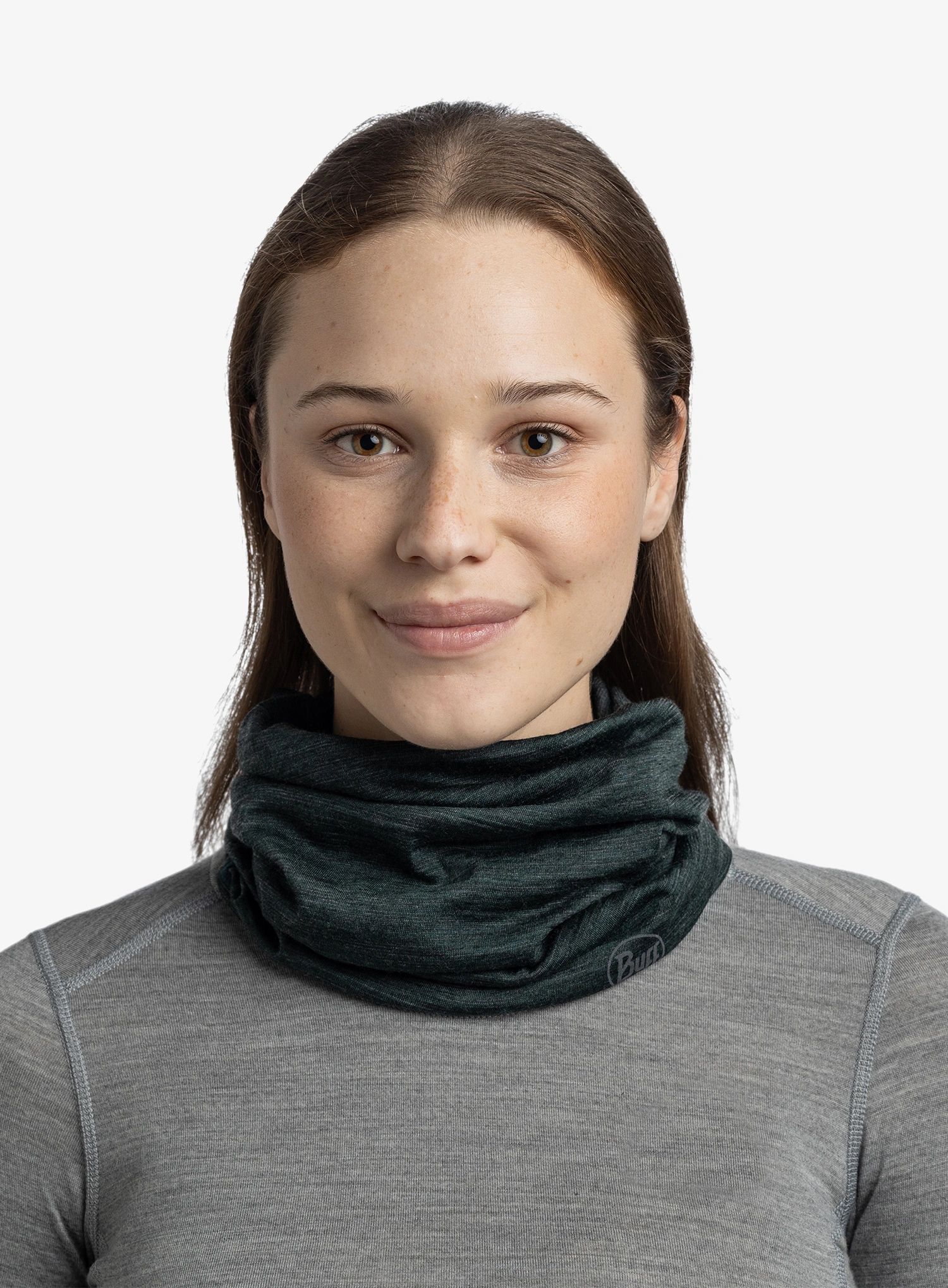 Bandana multifunctionala Buff Lightweight Merino Wool - multistripes forest
