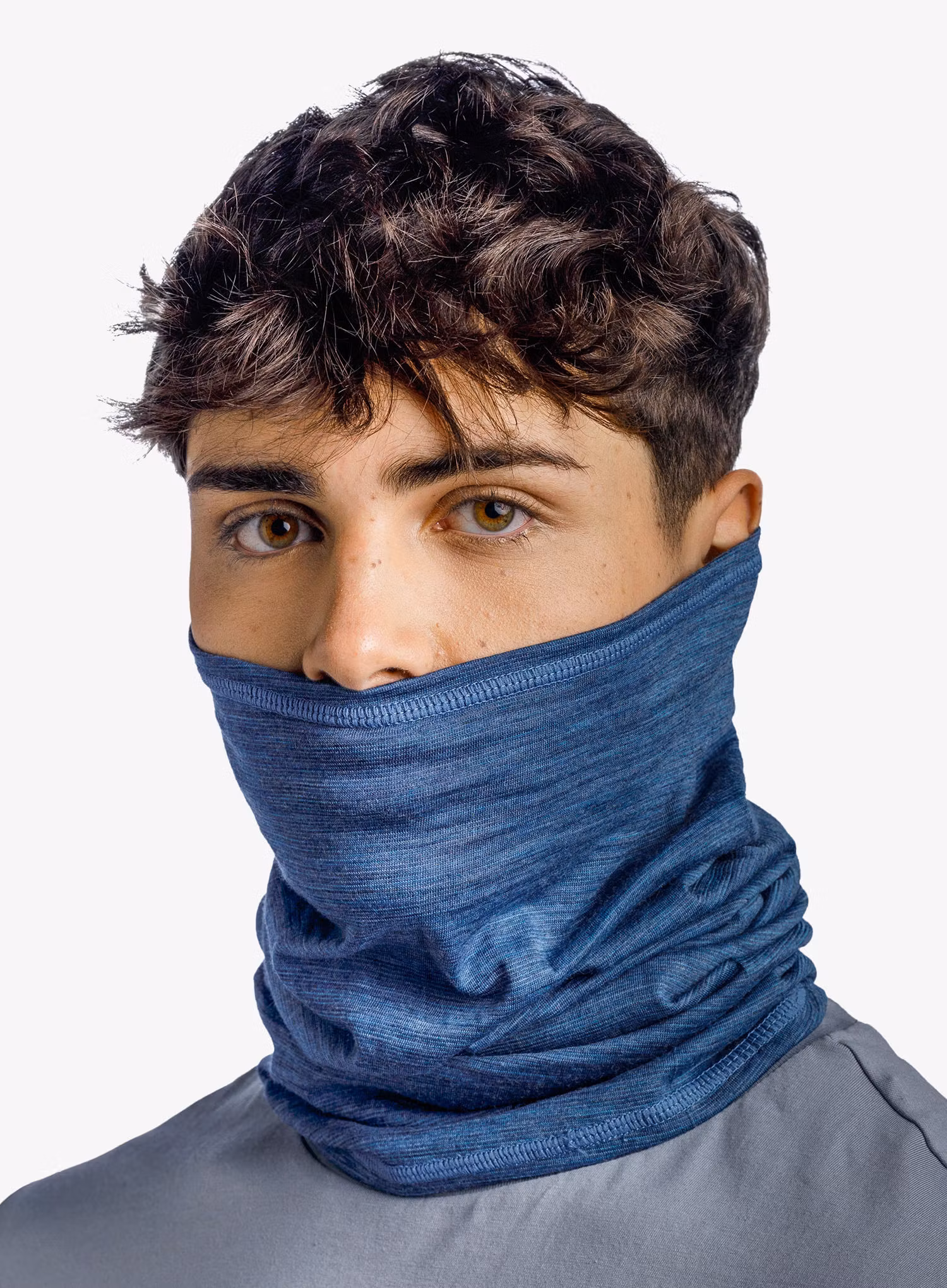 Bandana multifunctionala Buff Lightweight Merino Wool - multistripes tempest