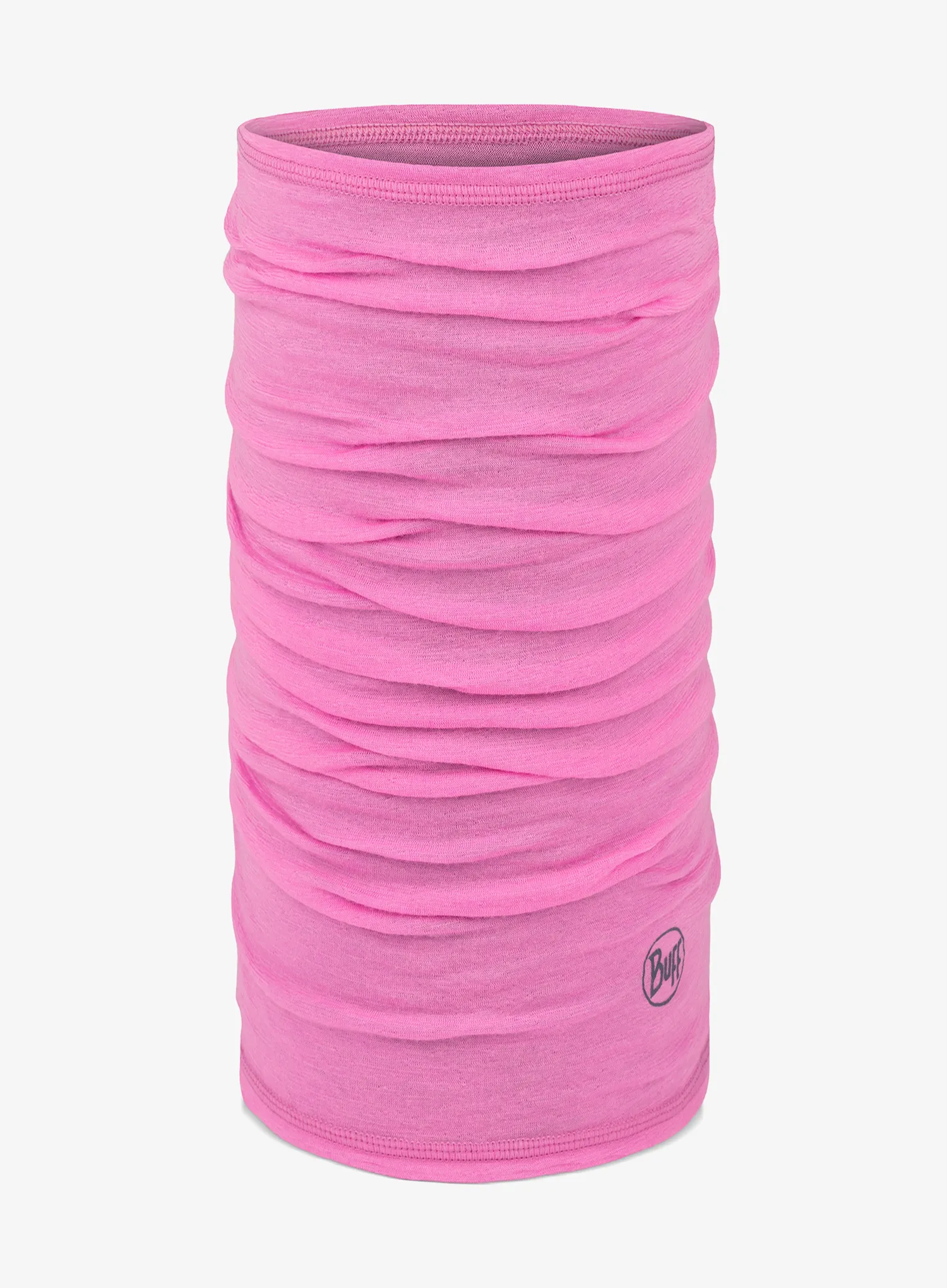 Bandana multifunctionala Buff Lightweight Merino Wool - solid fluor fuchsia