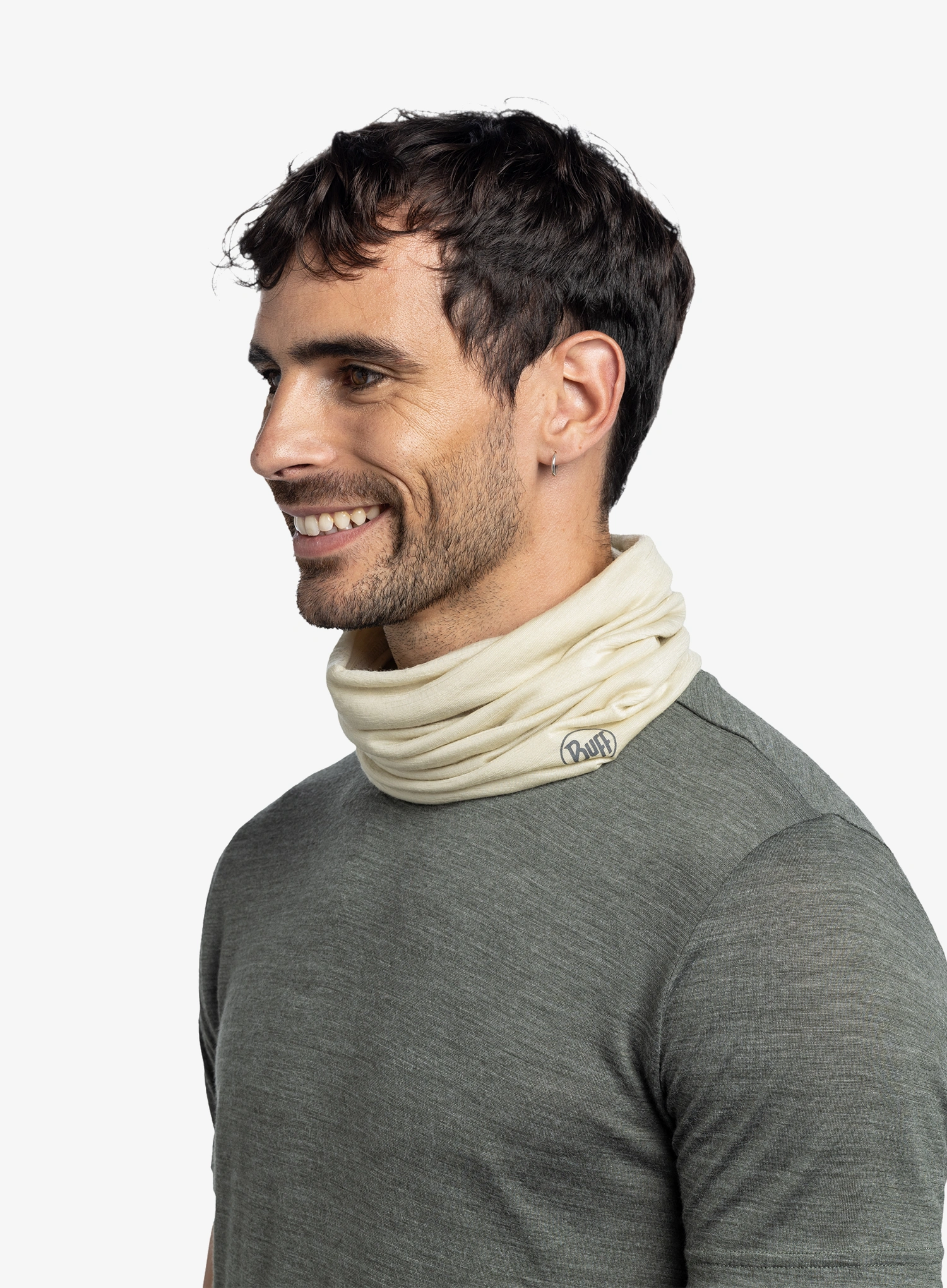 Bandana multifunctionala Buff Lightweight Merino Wool - solid pistachio