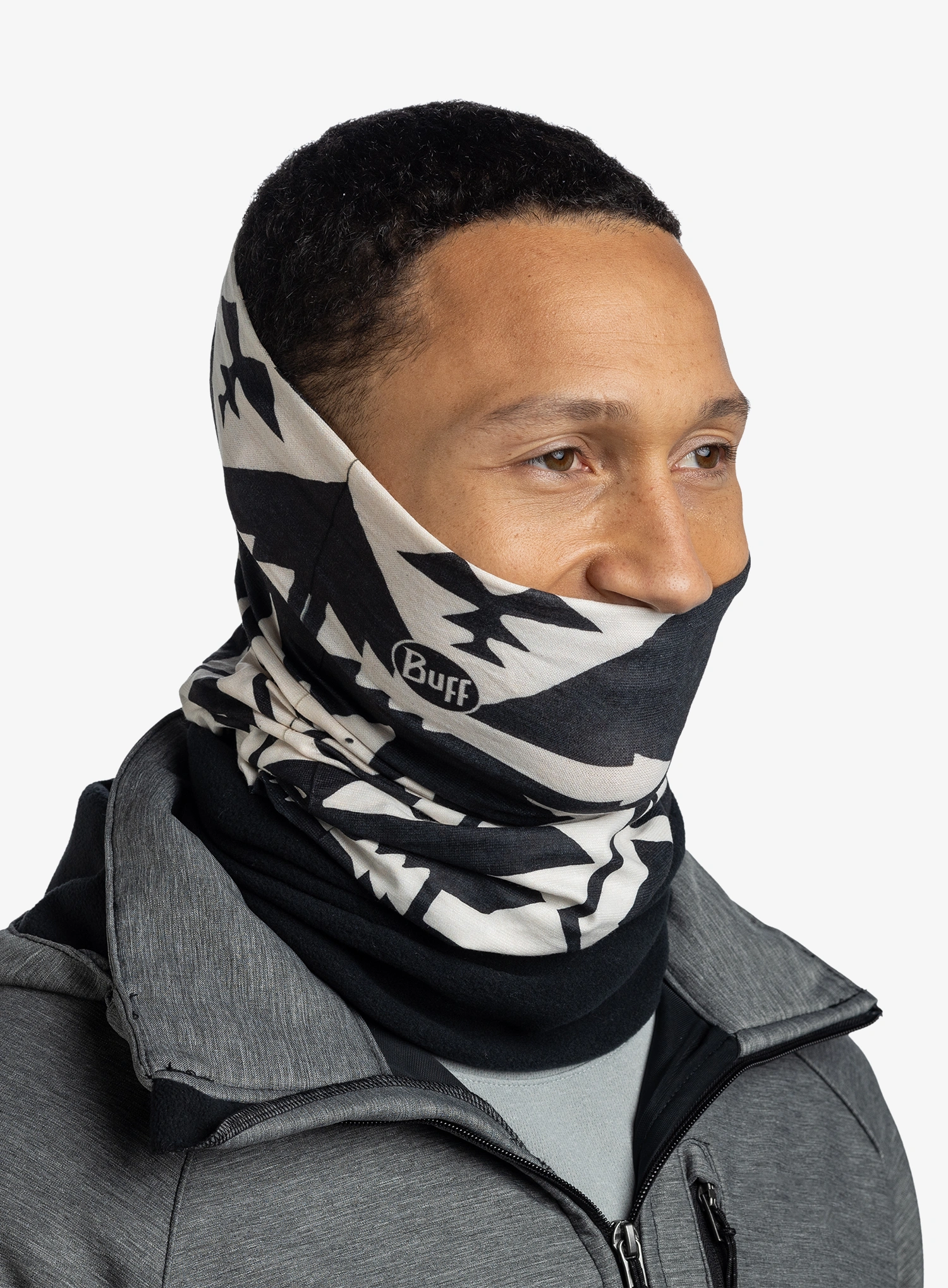 Bandana multifunctionala Buff Polar - skar black