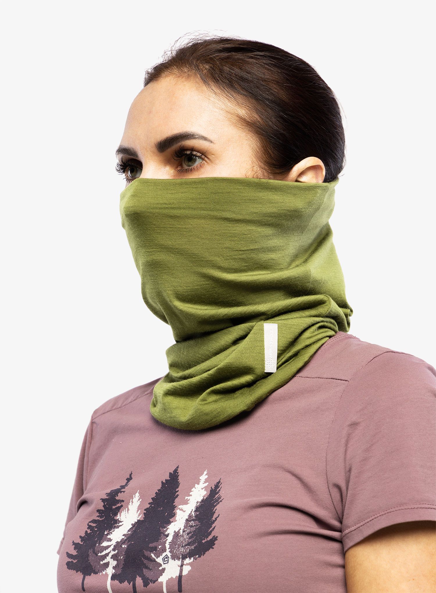 Bandana multifunctionala Sensor Merino Active Tube - safari
