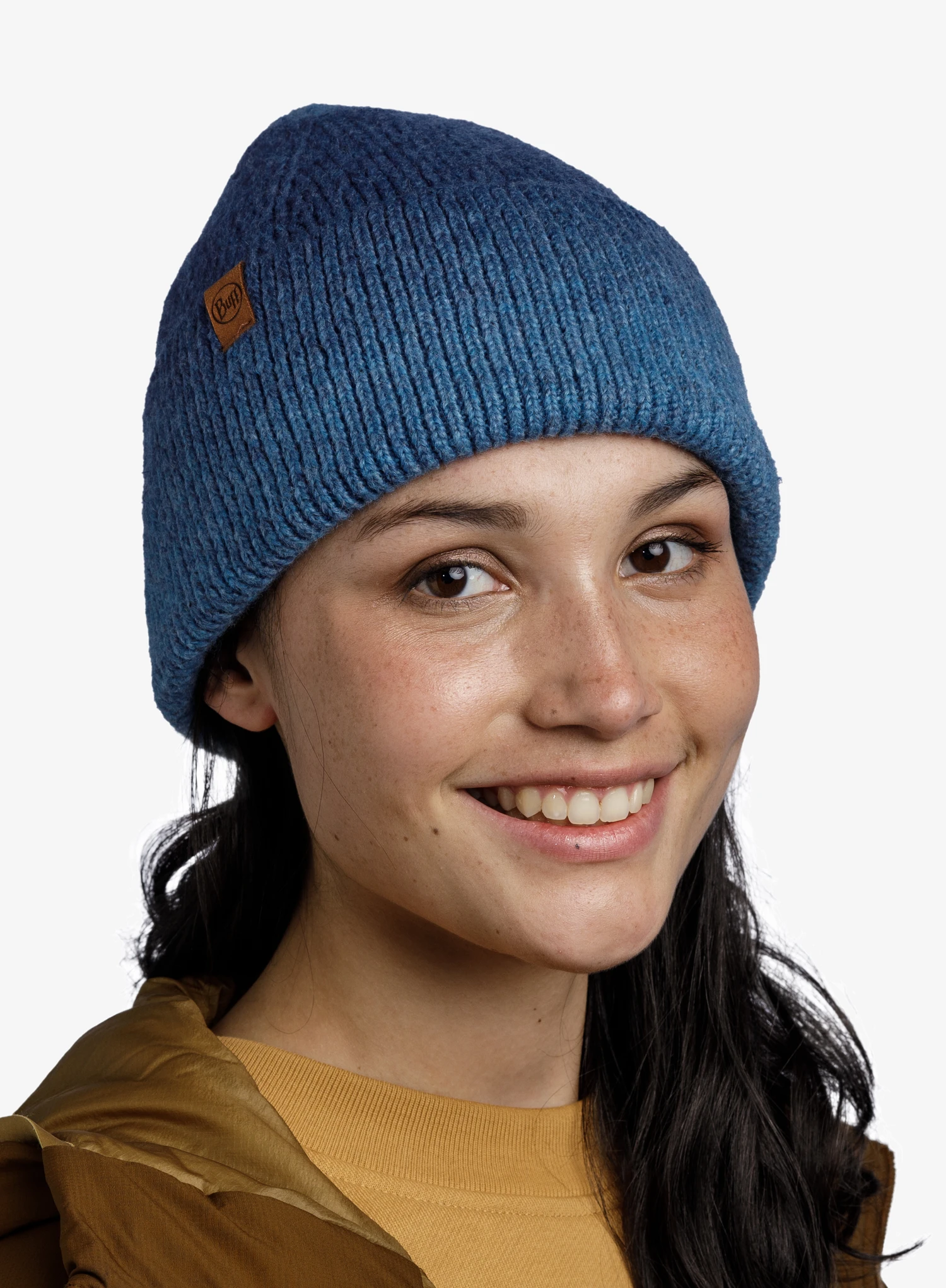 Caciula Buff Knitted Beanie Marin - denim
