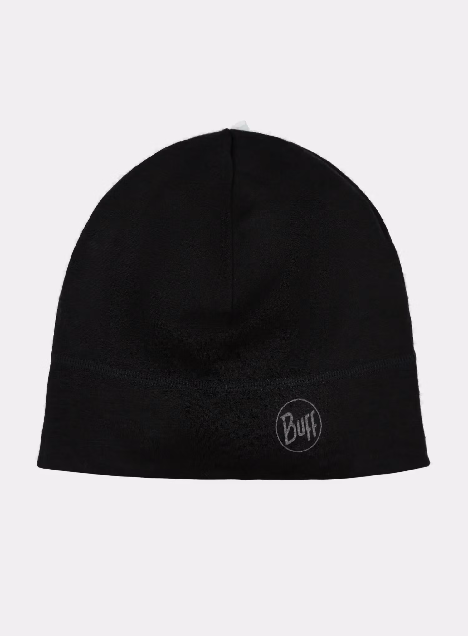 Caciula Buff Lightweight Merino Wool Hat - solid black