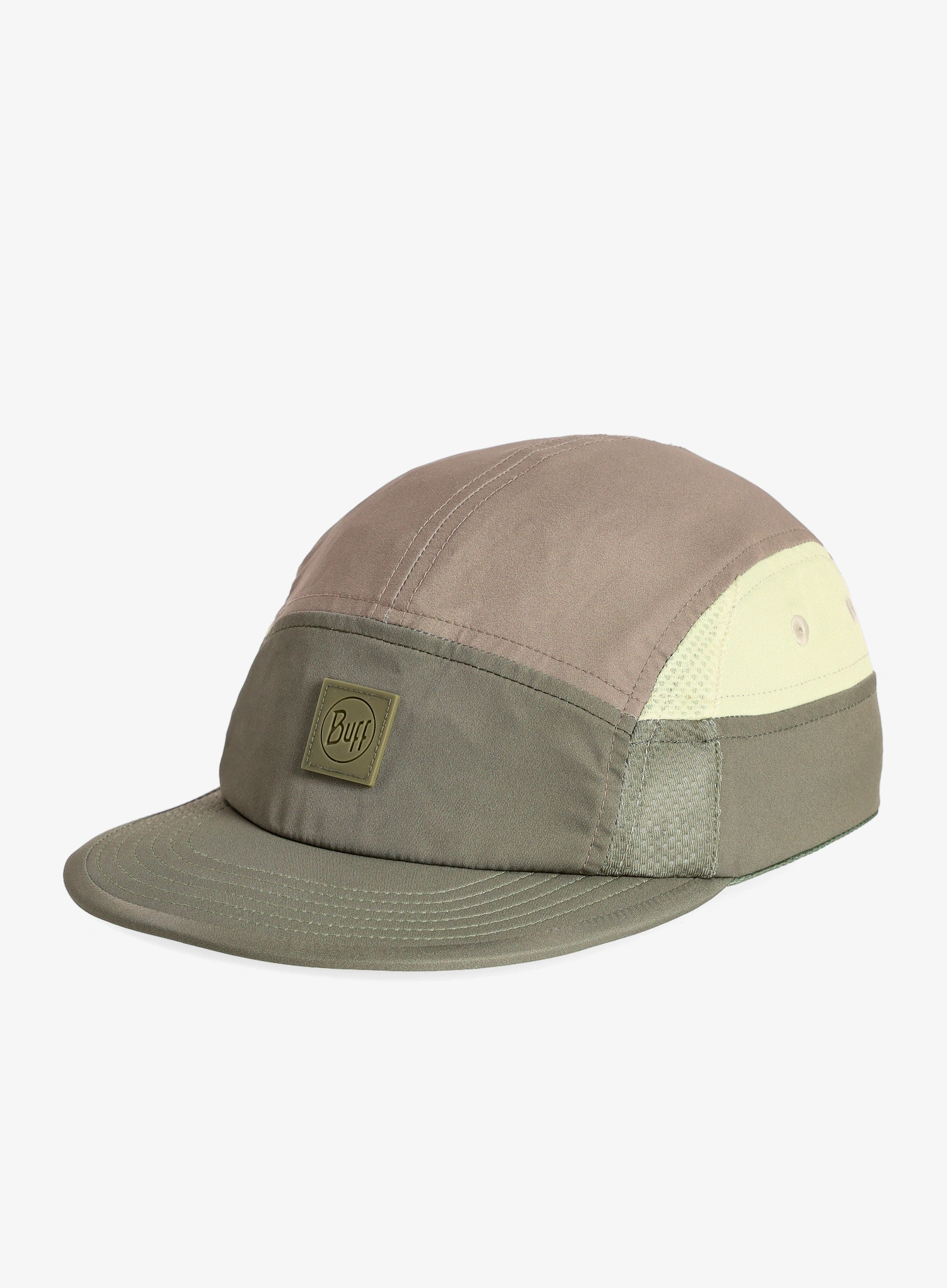 Caciula alergare Buff 5 Panel Go Cap - domus khaki