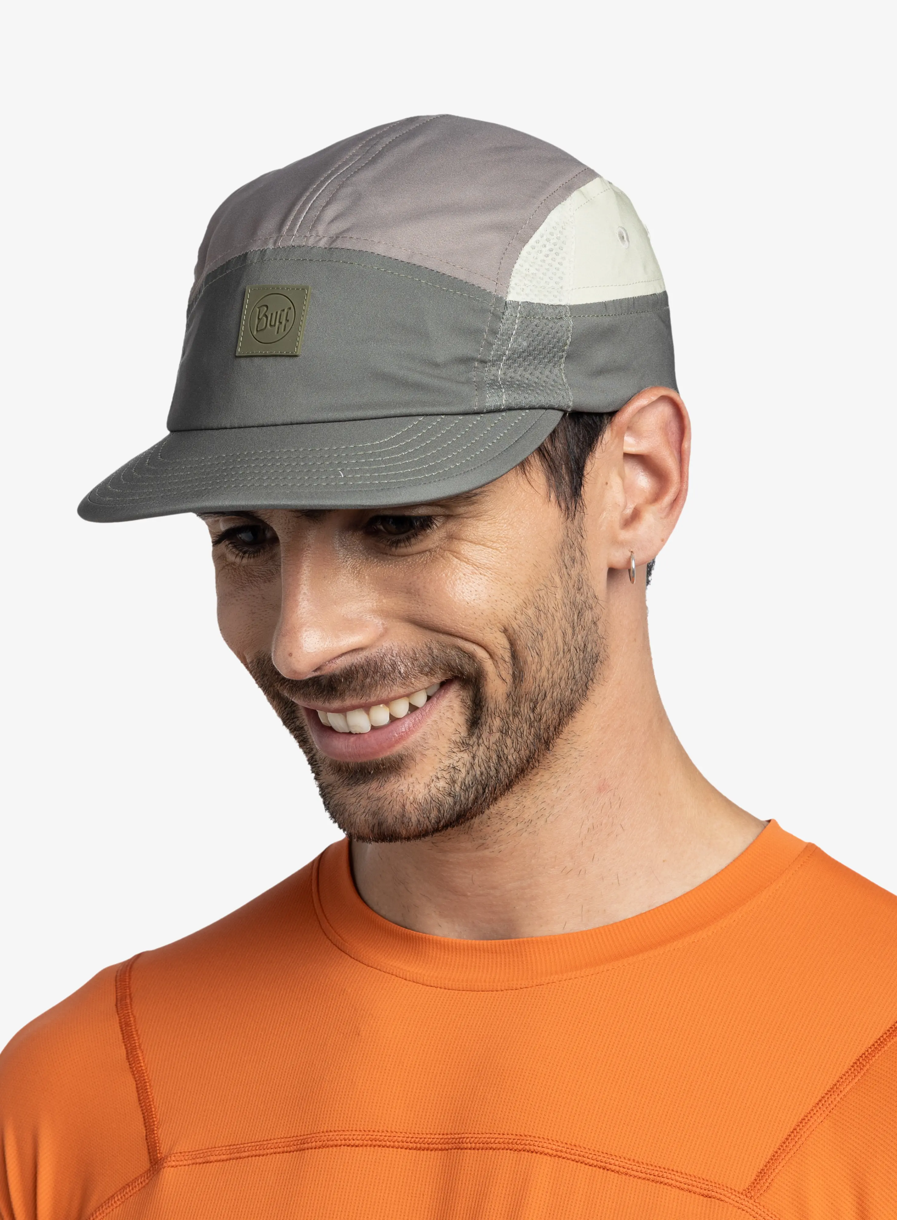 Caciula alergare Buff 5 Panel Go Cap - domus khaki