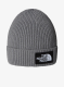 Șapcă pentru copii The North Face Logo Box Cuffed Beanie - tnf medium grey heather