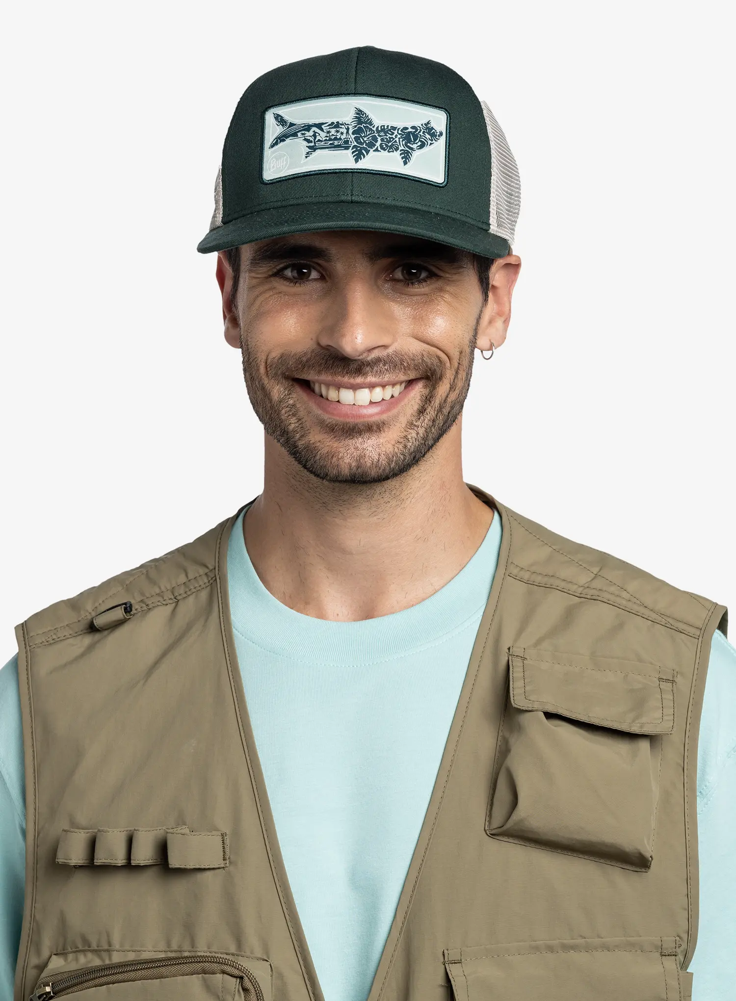 Șapcă Buff Explore Trucker Cap - salt green