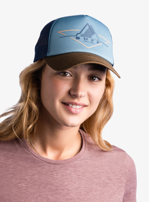 Șapcă Buff Trucker Cap - brak stone blue