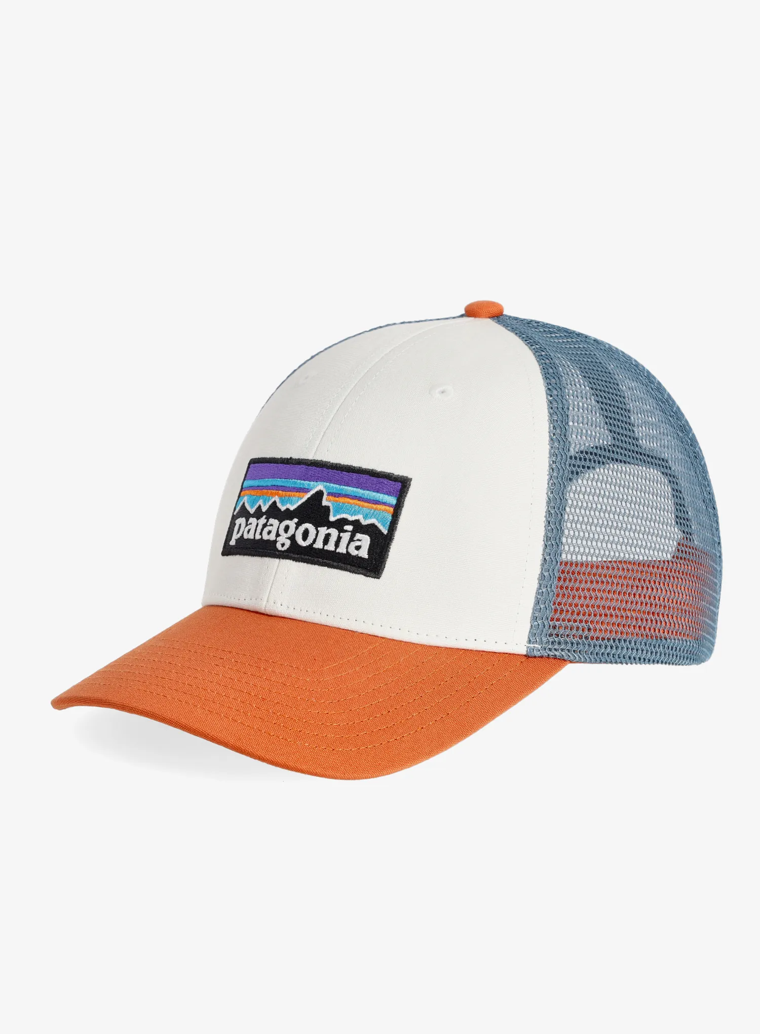 Șapcă Patagonia P-6 Logo LoPro Trucker Hat - white/redtail rust