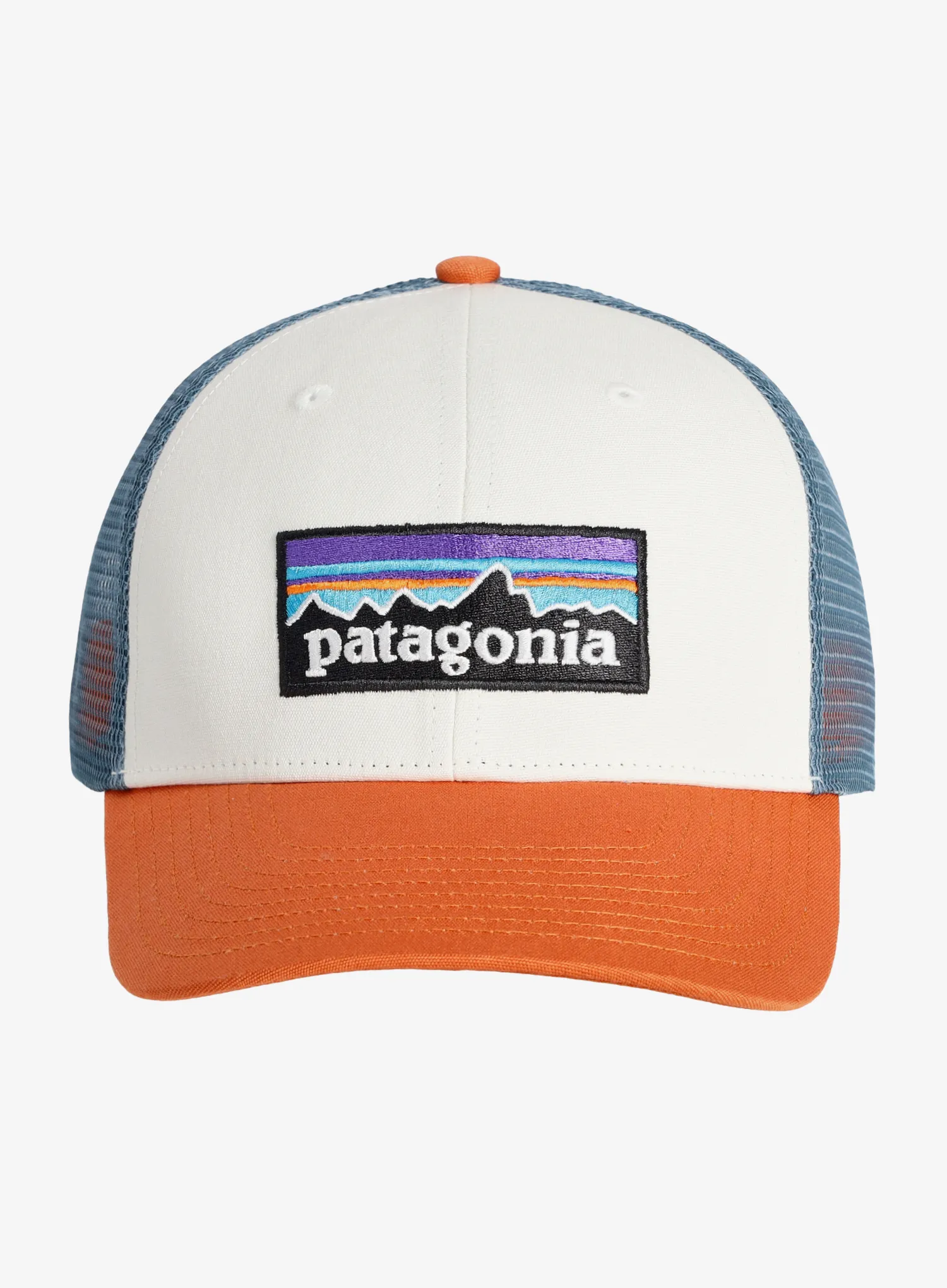 Șapcă Patagonia P-6 Logo LoPro Trucker Hat - white/redtail rust