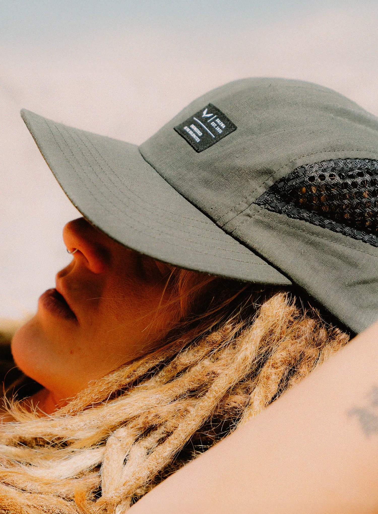 Șapcă Salewa Hemp Flex 5 Panel Cap - olive