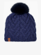 Căciulă de iarna femei Buff Knitted&Fleece Beanie Caryn - midnight