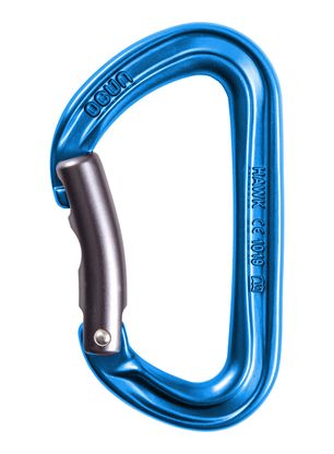 Buclă echipată escalada Ocun Hawk QD Zoom PA 15/22 16 cm - blue