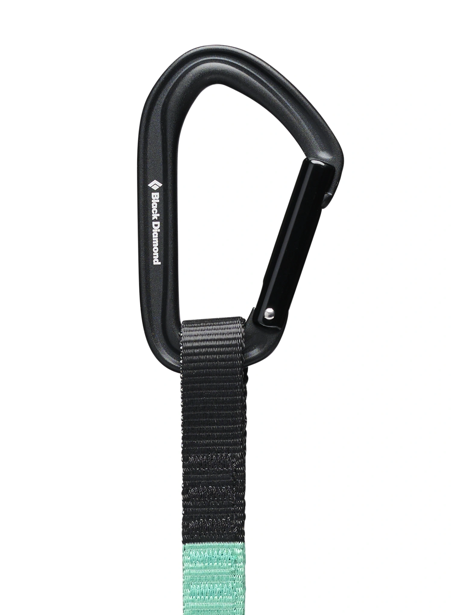 Buclă echipată escalada Black Diamond HotForge Hybrid Quickdraw 12 cm - clean green