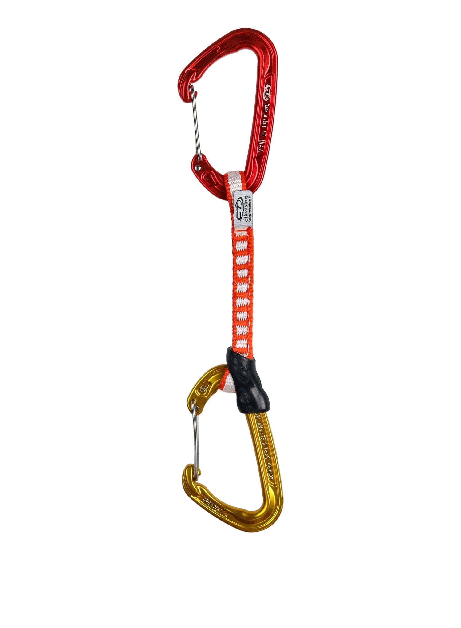 Buclă echipată escalada Climbing Technology/SKYLOTEC Fly-Weight EVO Set DY 12 cm - red/gold