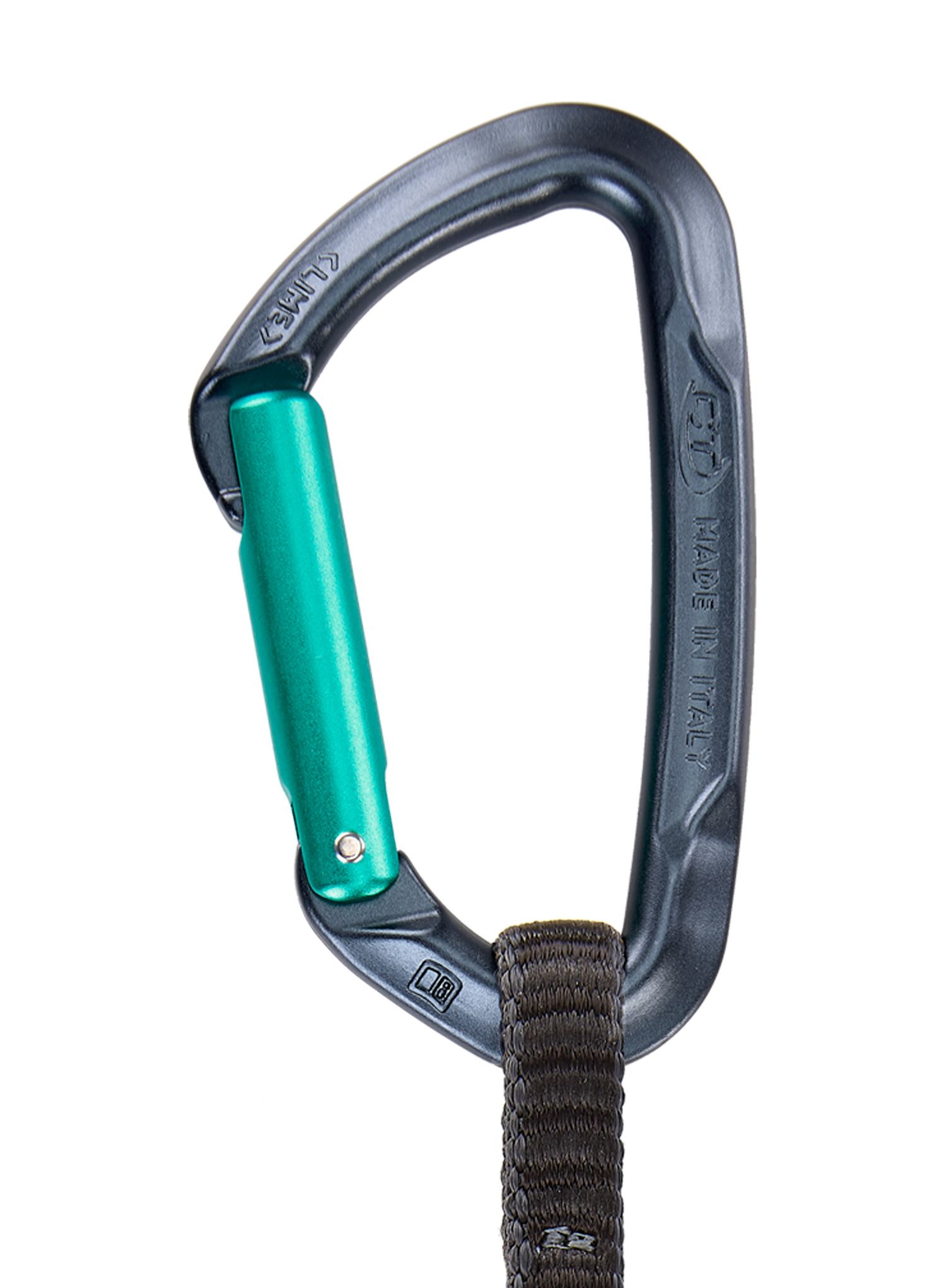 Buclă echipată escalada Climbing Technology/SKYLOTEC Lime B Set DY 22 cm - anthracite/blue marine
