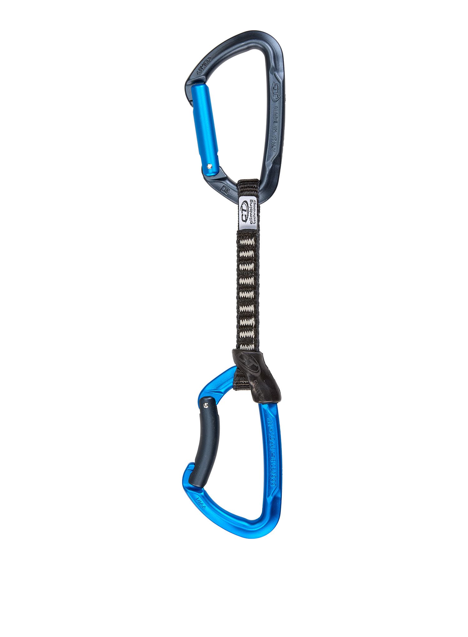 Buclă echipată escalada Climbing Technology/SKYLOTEC Lime B Set DY 12 cm - anthracite/blue electric