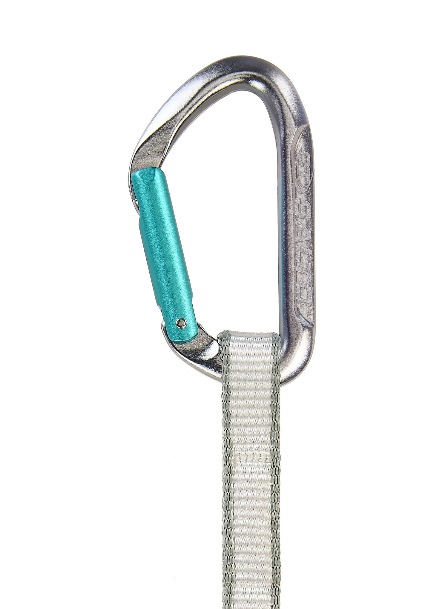 Buclă echipată escalada Climbing Technology/SKYLOTEC Salto Set NY 22 cm - titanium/acquamarine