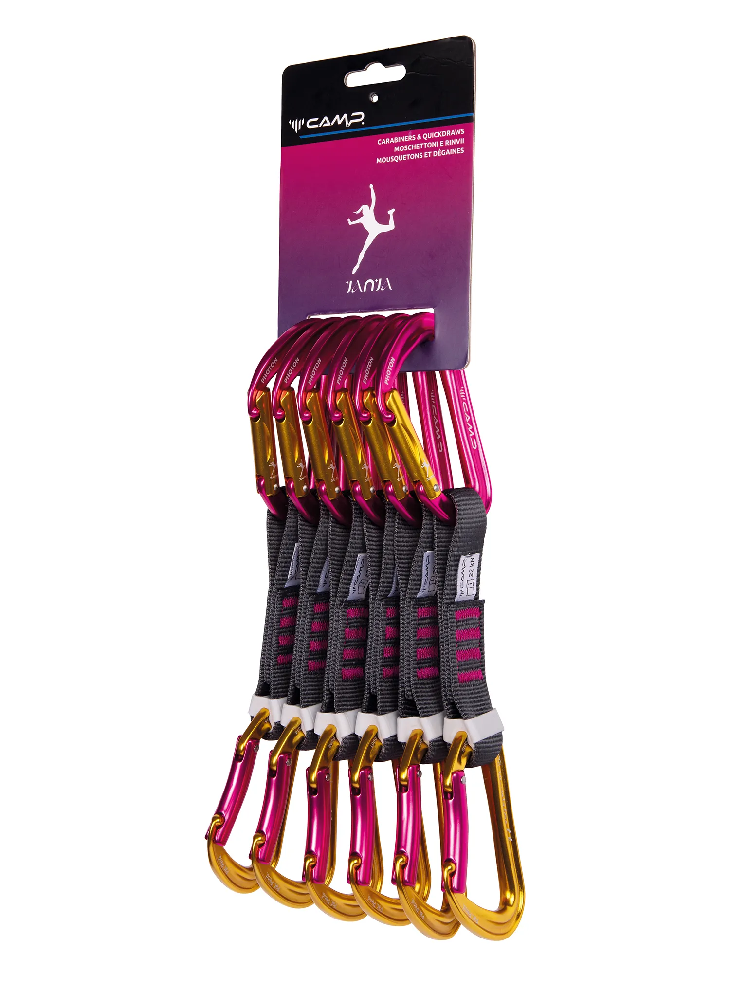 Bucle echipate Camp Photon Express KS Janja 12 cm 6 Pack