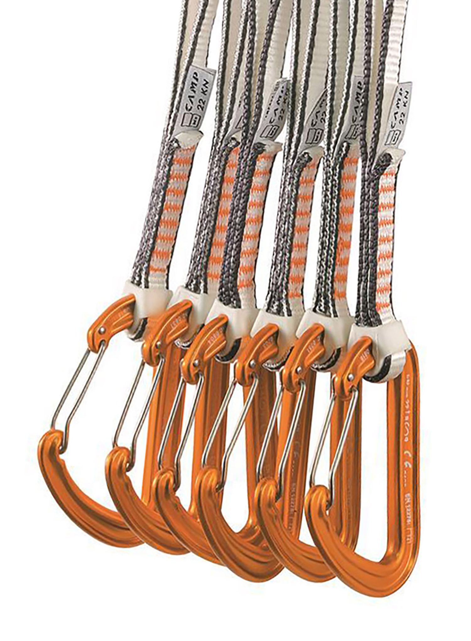 Expres de cățărare Camp Photon Wire KS Dynema 18cm - orange/black
