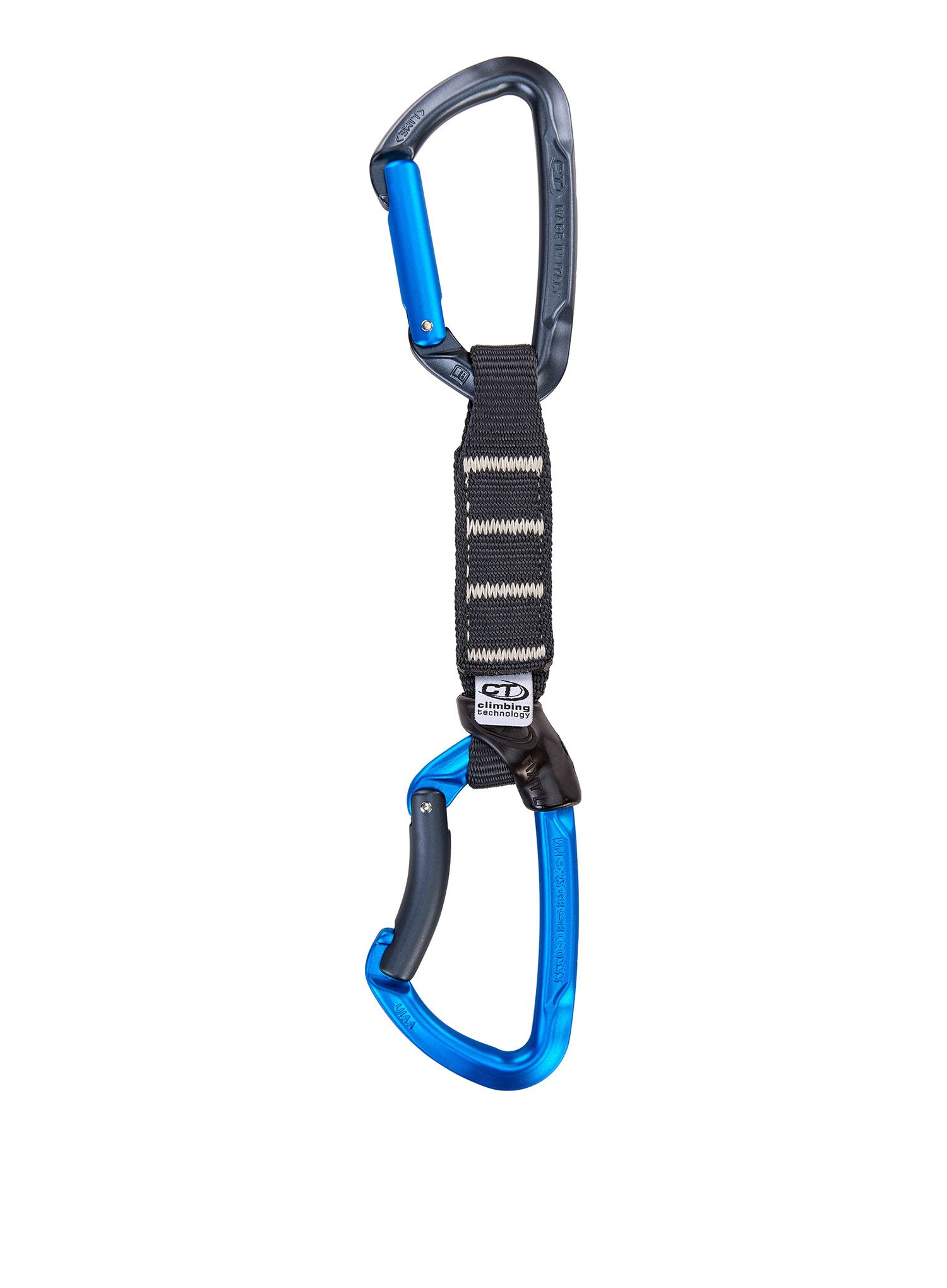 Bucle echipate Climbing Technology/SKYLOTEC Lime B Set Pro NY 12 cm 6-pack - ant/bl