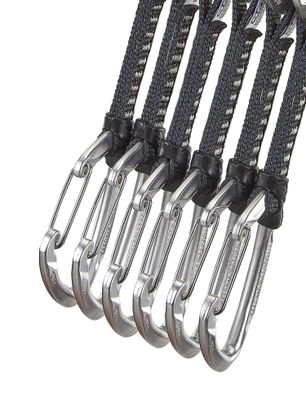 Bucle echipate Climbing Technology/SKYLOTEC Lime Set M-UL 12 cm 6-Pack - silver