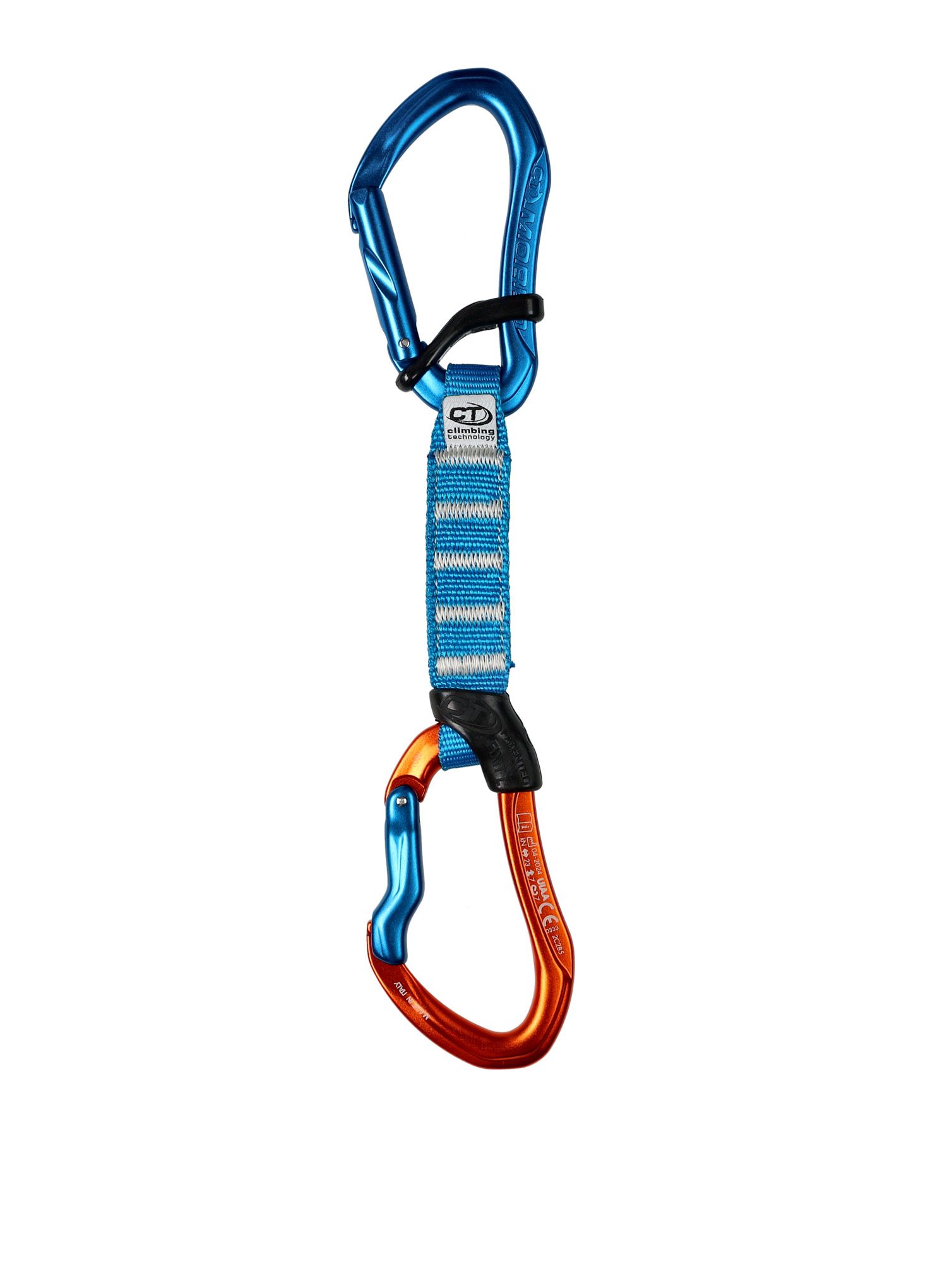 Bucle echipate Climbing Technology/SKYLOTEC Morfo Set UL Pro 12 cm 6-Pack - blue/orange
