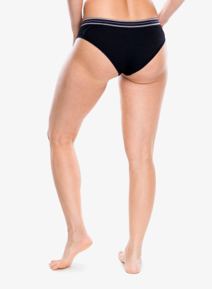 Chiloti termici femei Brubeck Active Wool Hipster - black