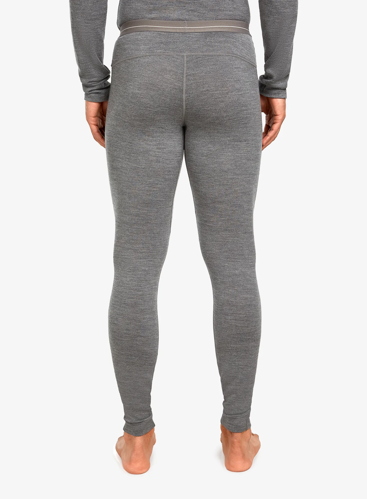 Pantaloni de corp barbati Icebreaker 260 Tech Leggings - gritstone hthr