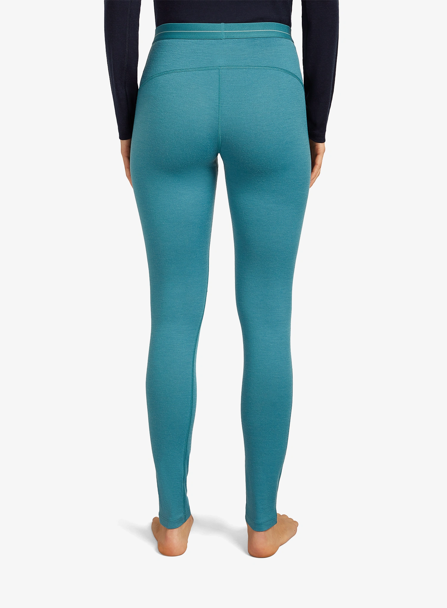 Colanti termici femei Icebreaker 200 Oasis Leggings - topaz