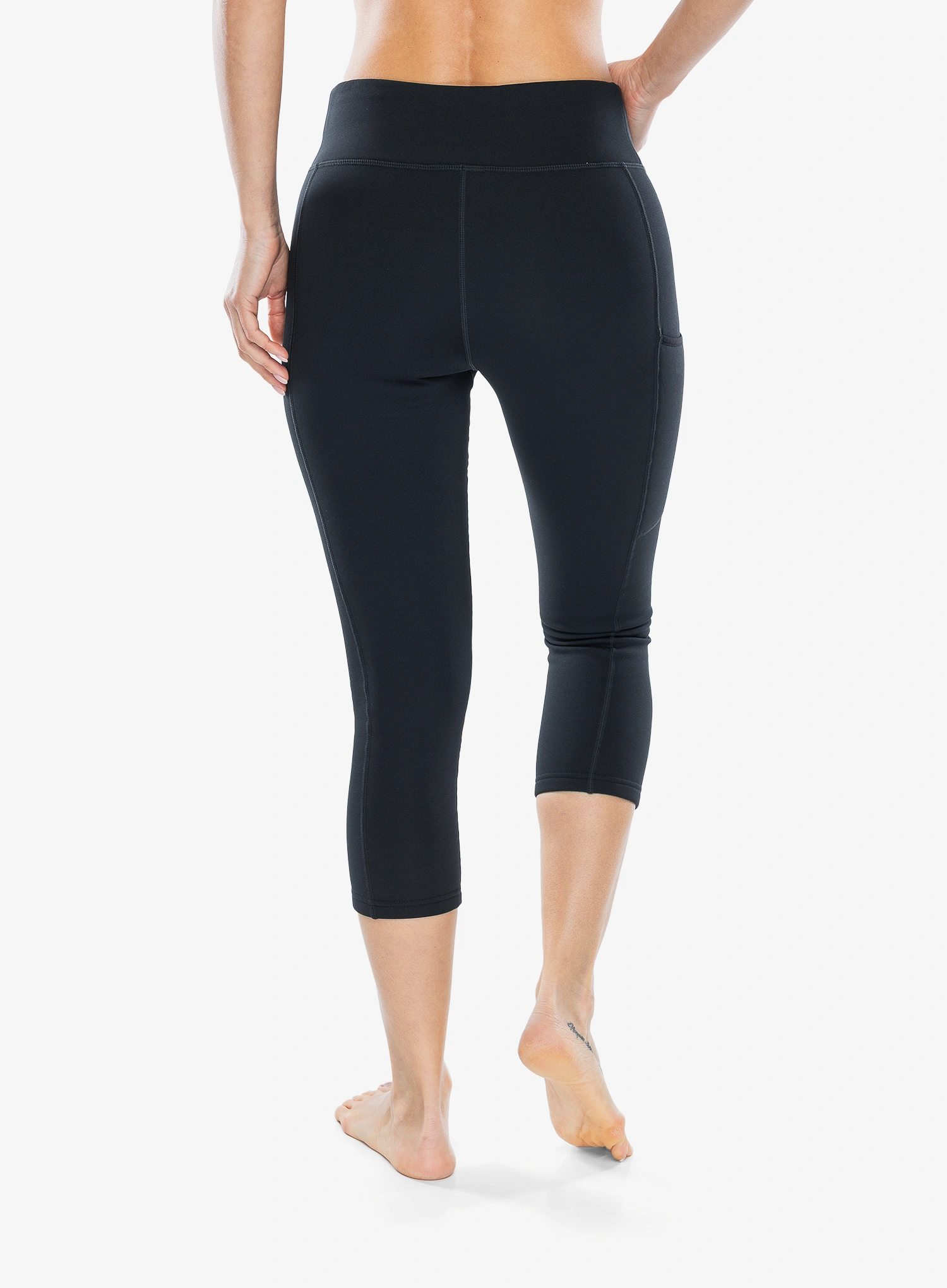 Colanti termici femei Mountain Equipment Jorasses Lite 3/4 Tight - black