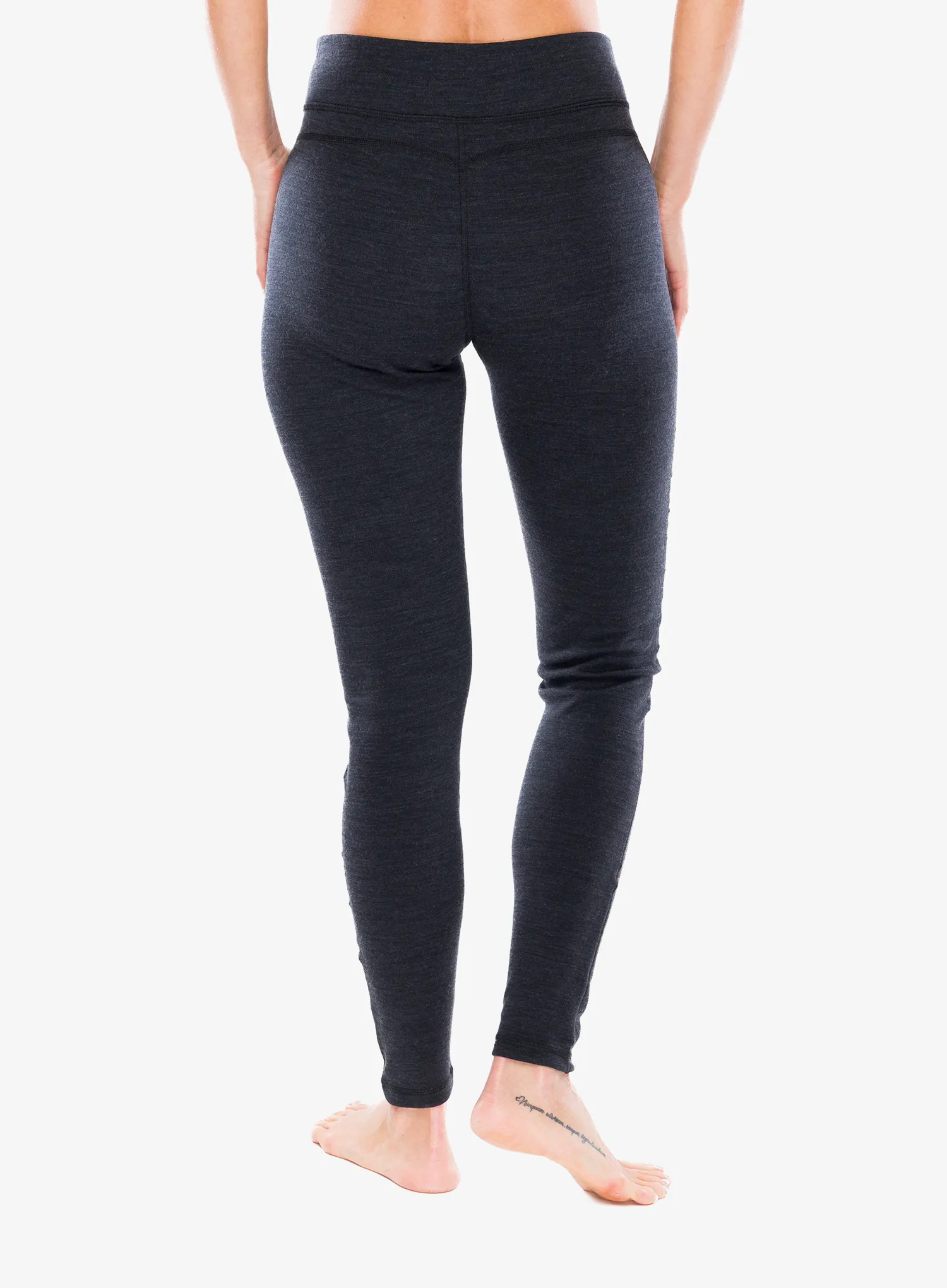 Colanti termici femei Smartwool Classic Merino BL Bottom - charcoal heather