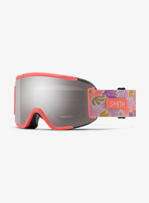 Ochelari schi Smith Squad S - flare flora/sun platin mirror