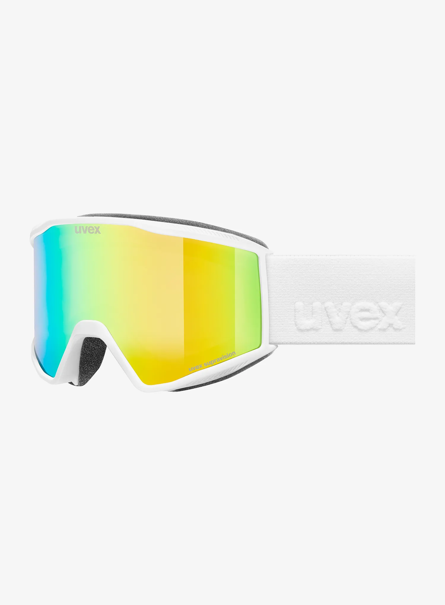 Ochelari schi Uvex Blast FM - white matt/mirror green