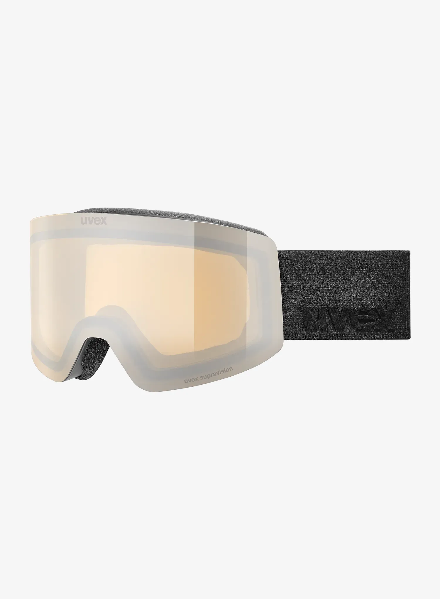 Ochelari schi Uvex Provoqe FM - black matt dl/silver clear S2