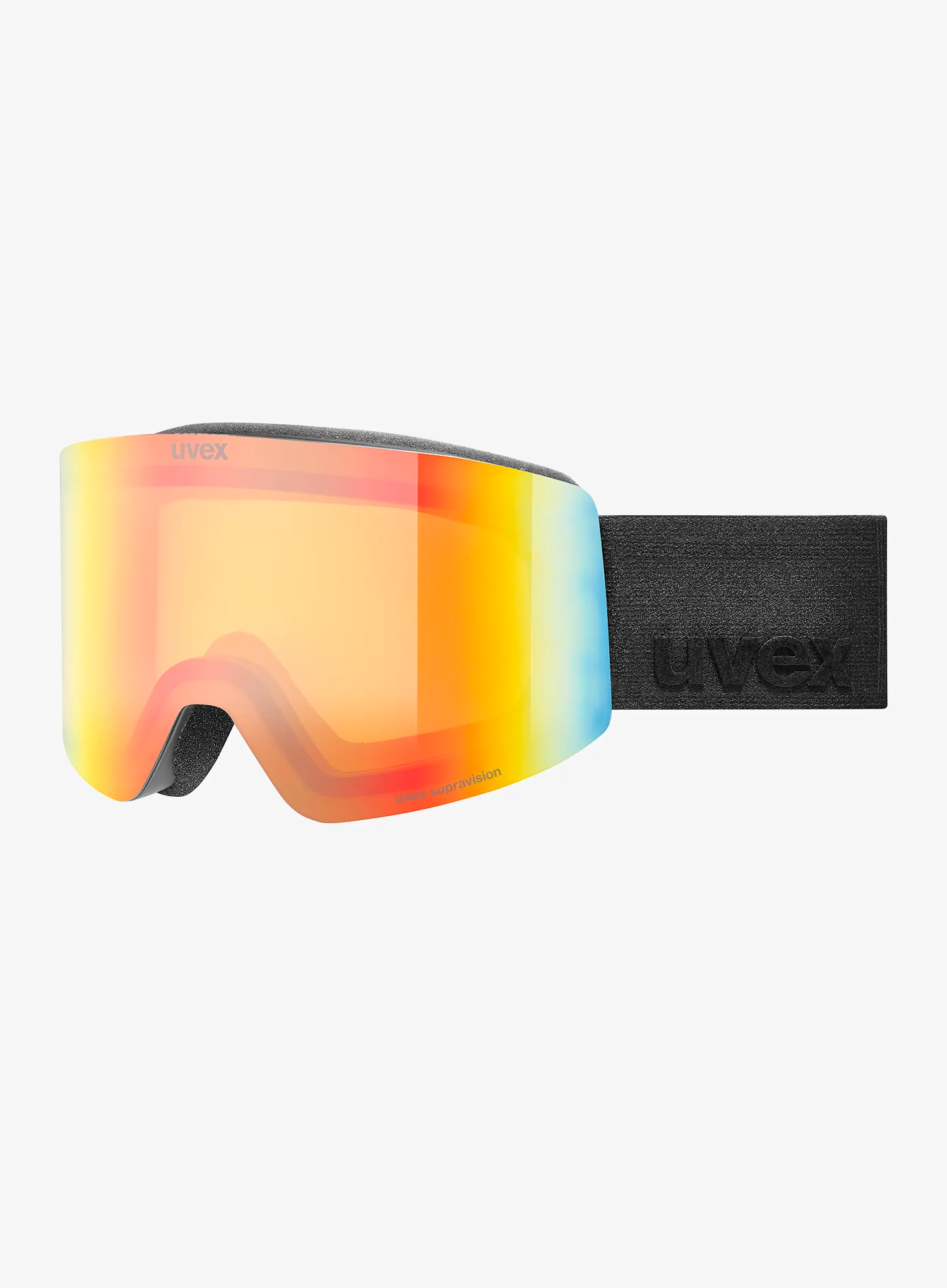 Ochelari schi Uvex Provoqe FM - black/rainbow yellow S2