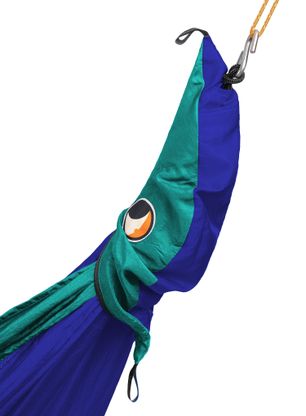 Hamac 2 persoane Ticket to The Moon Hammock Double - royal blue/turquoise