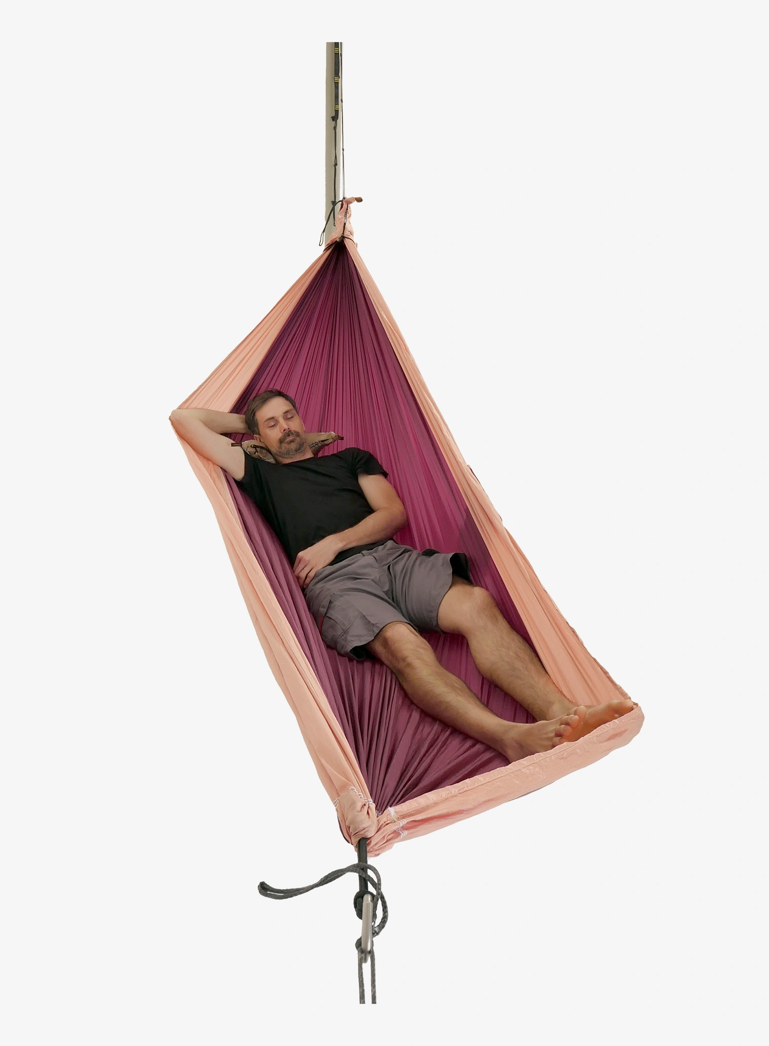 Hamac 2 persoane Ticket To The Moon Original Hammock - plum/peach
