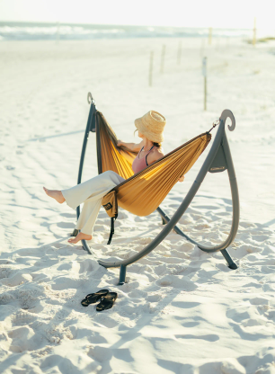 Hamac de voiaj ENO DoubleNest Hammock - chocolate/latte