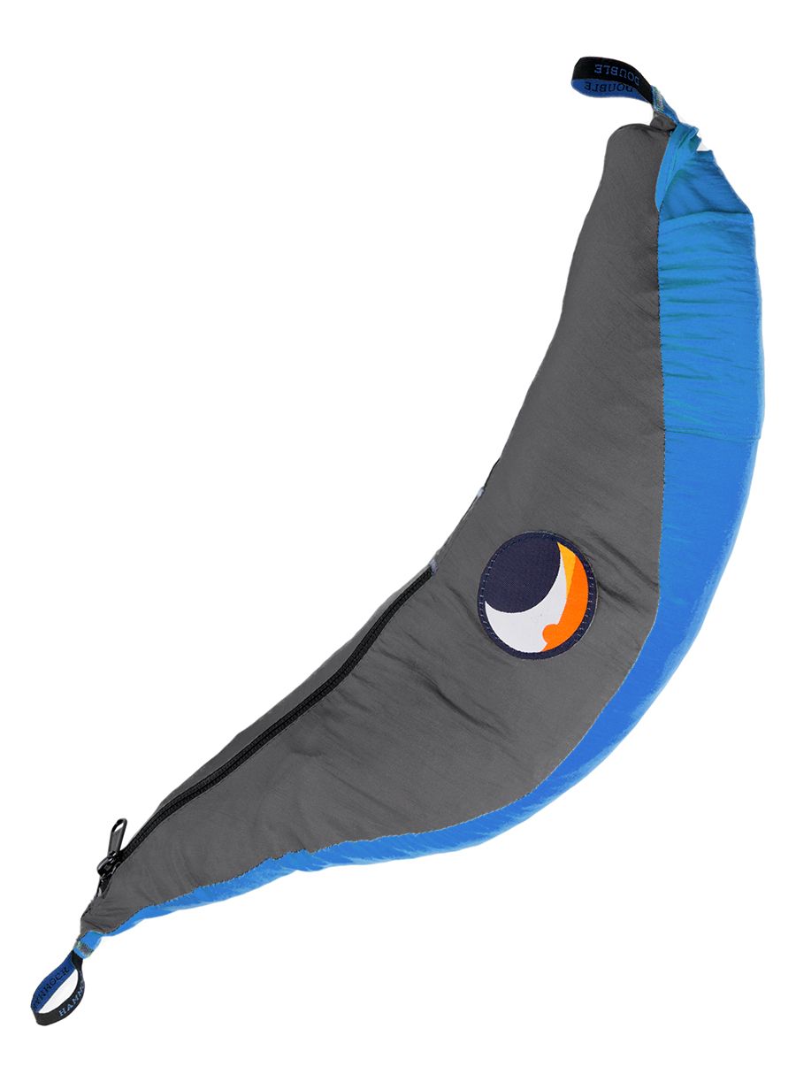 Hamac de voiaj Ticket To The Moon Hammock Double - aqua/dark grey