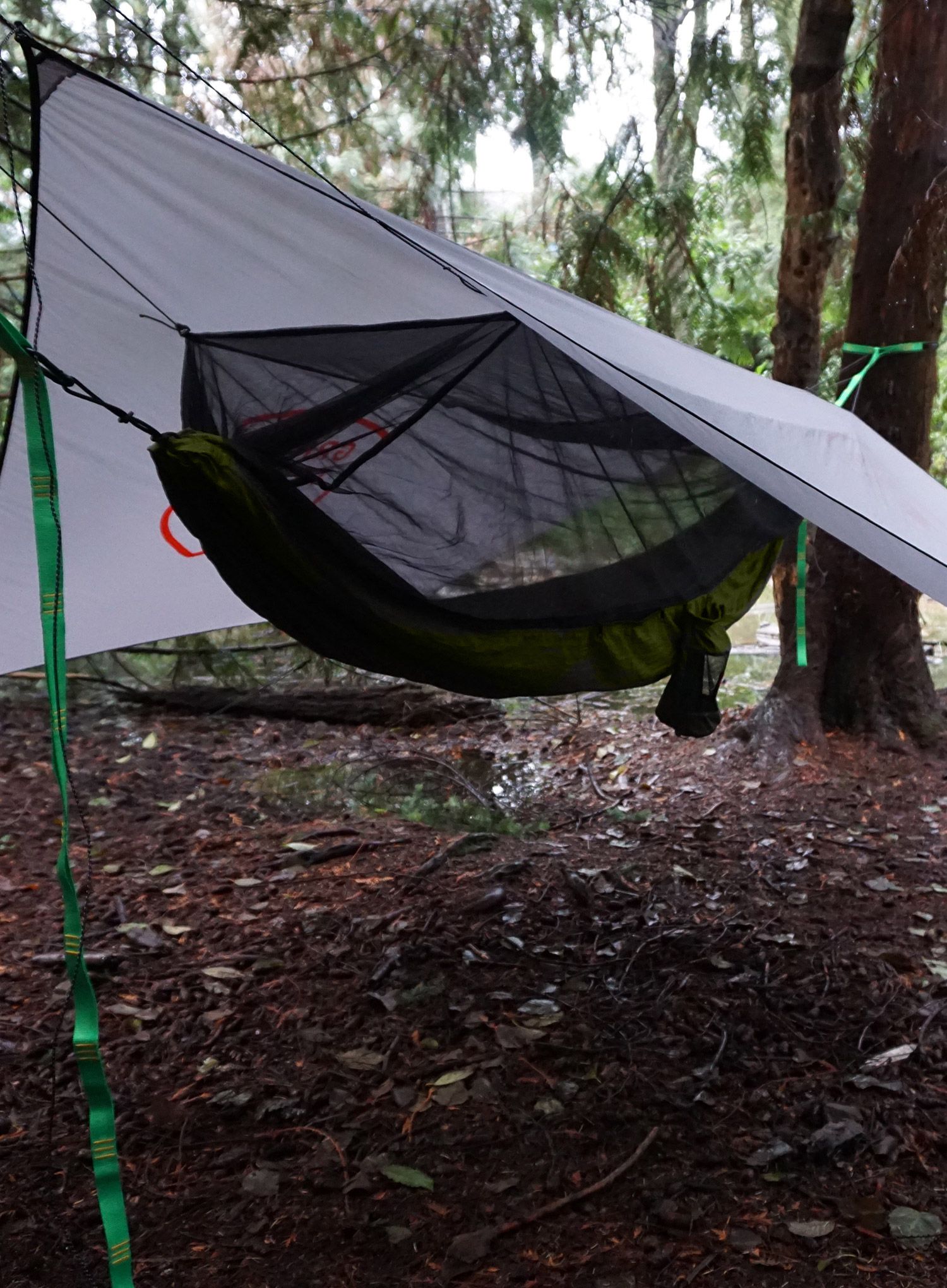 Hamac cu plasă de țânțari Grand Trunk Skeeter Beeter XT Hammock - olive
