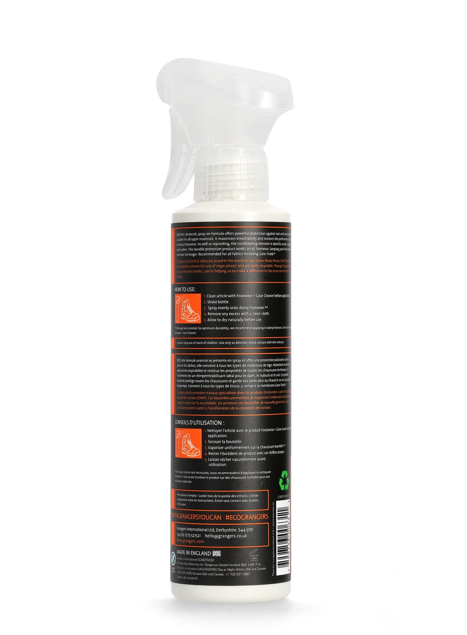 Preparat impregnare incaltaminte Grangers Footwear Repel Plus 275 ml