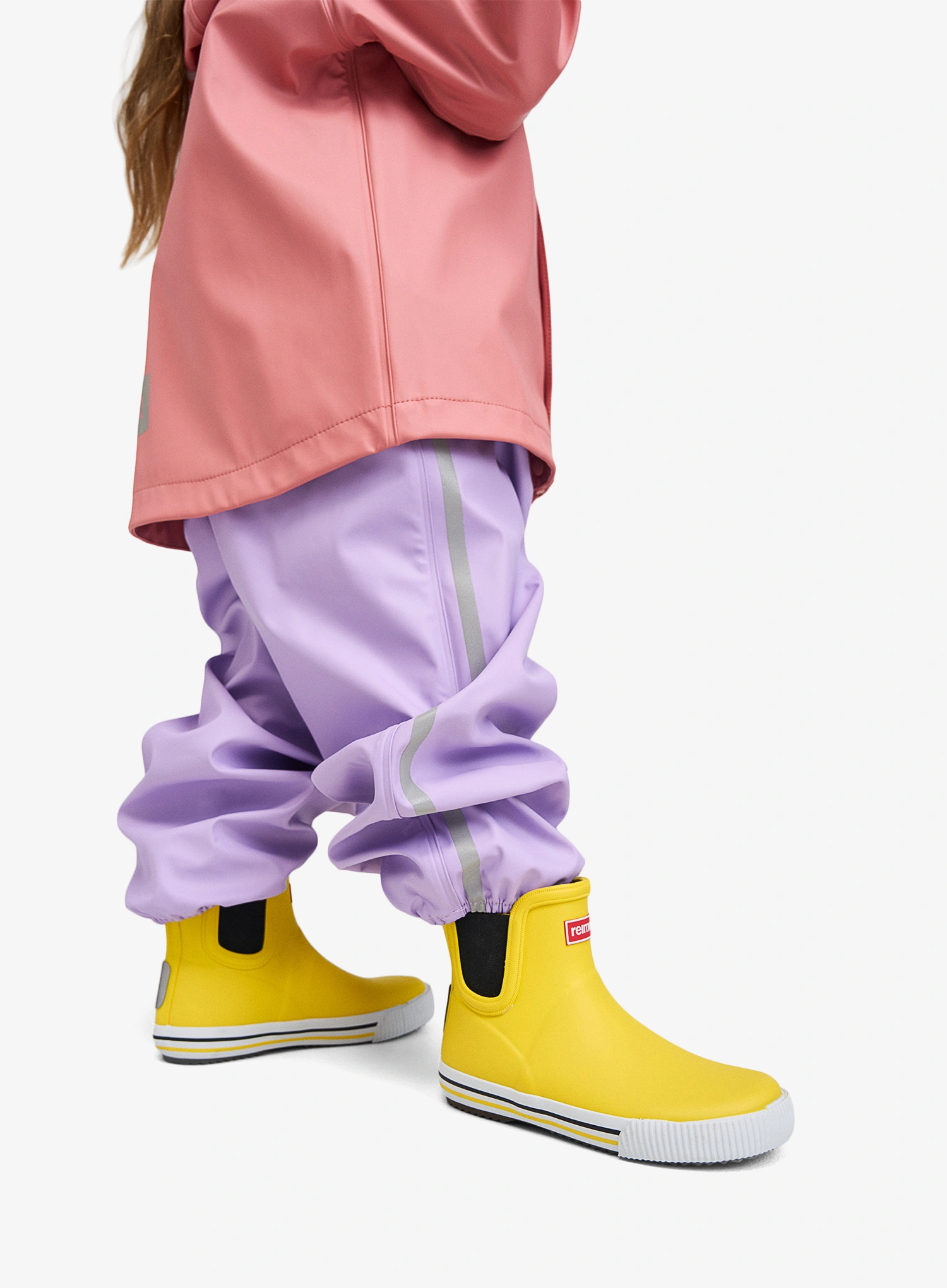 Cizme de ploaie pentru copii Reima Ankles - yellow