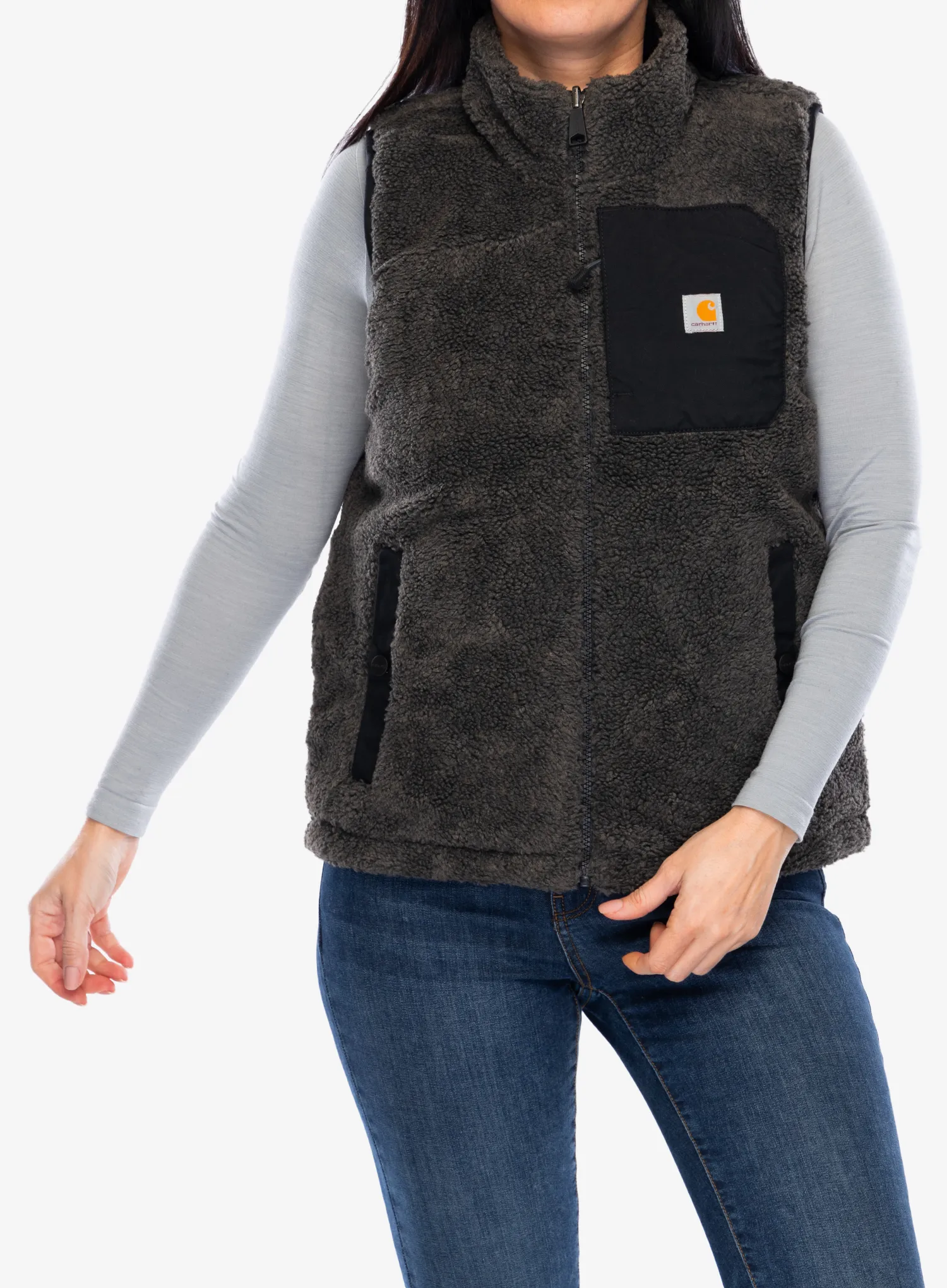 Vesta femei Carhartt Relaxed Fit Montana Insulated Vest - black